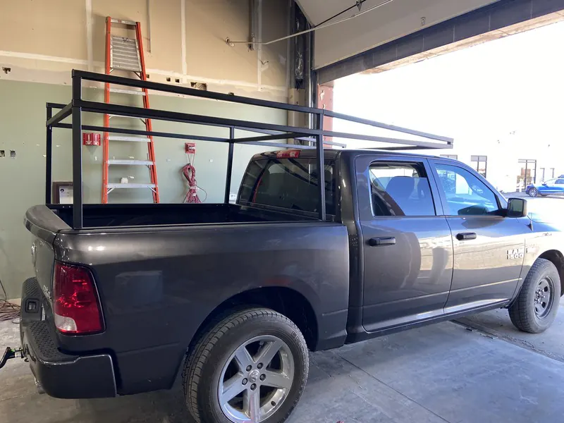 Custom metal fabrication in progress