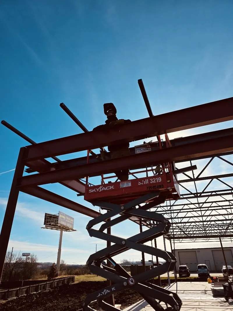 Steel fabrication detail